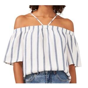 New Vince Camuto Women's Off-The-Shoulder Halter Neck Blouse Tops Plus Size 3X